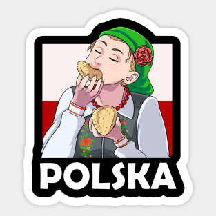 Dyngus Day Polska Pierogies Lover Sticker